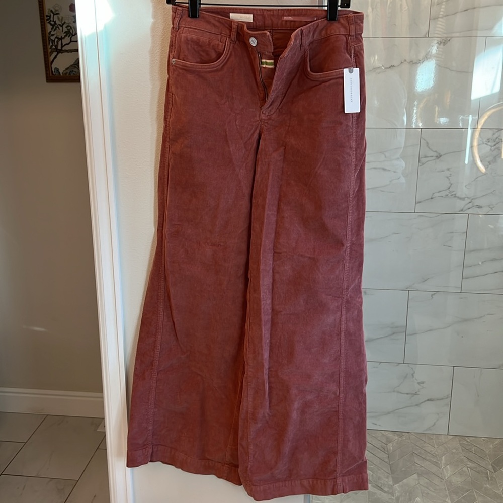 Anthropologie Pink Wide Leg Jumpsuit - Picture 8 of 8